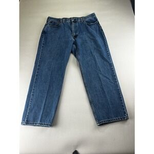Levis 550 Relaxed Fit Jeans Men's 38 x 30 Light Wash Blue Denim Pants Button Fly